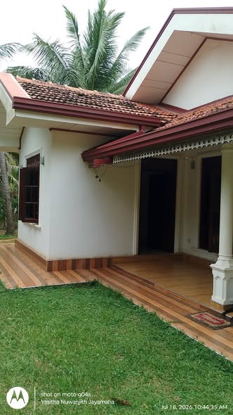Land and Fully Furnished Home with 2 Perches Pond for Sale in Bibiladeniya